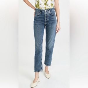 NWOT Agolde Fen High Rise Relaxed Taper Jeans